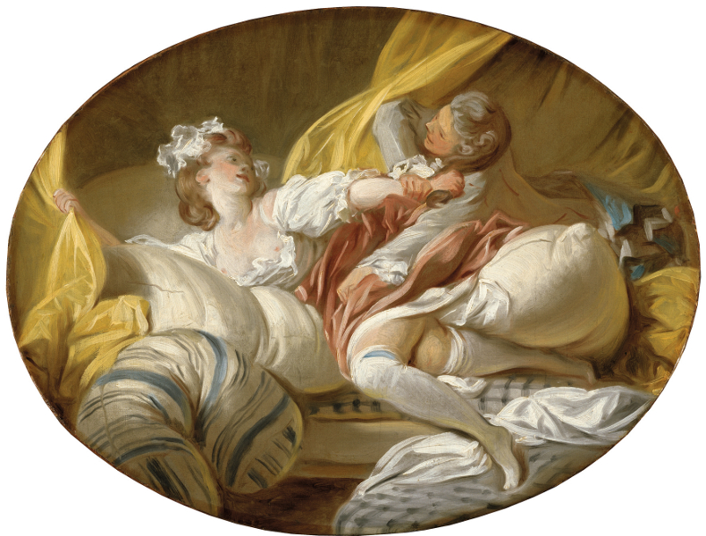 Fragonard amoureux. Galant et libertin : Jean-Honoré Fragonard, La résistance inutile, vers 1770-1773 © Nationalmusuem, Stockholm 